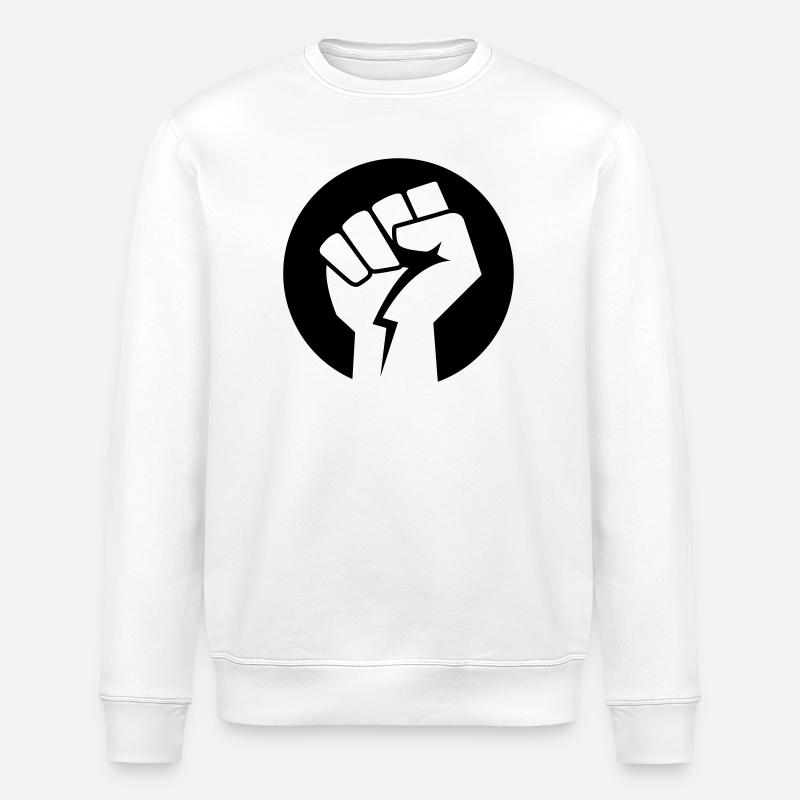 faust revolution kraft - Stanley/Stella Unisex Bio-Sweatshirt ROLLER - Weiß