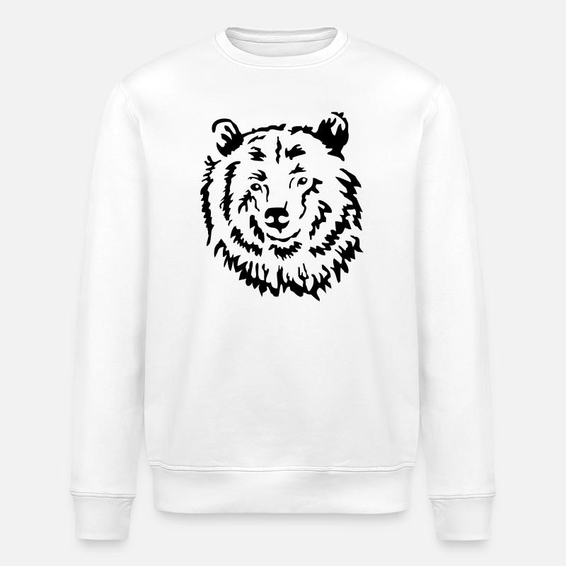 ours - Sweat bio ROLLER Stanley/Stella Unisexe - blanc