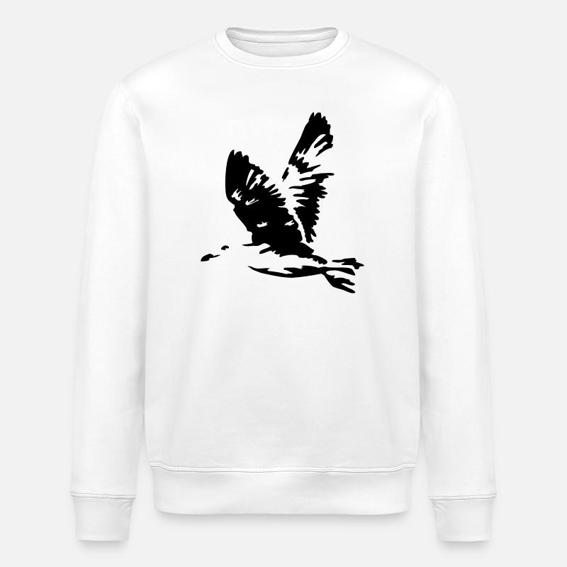 seagull - Stanley/Stella ROLLER Unisex Organic Sweatshirt - white