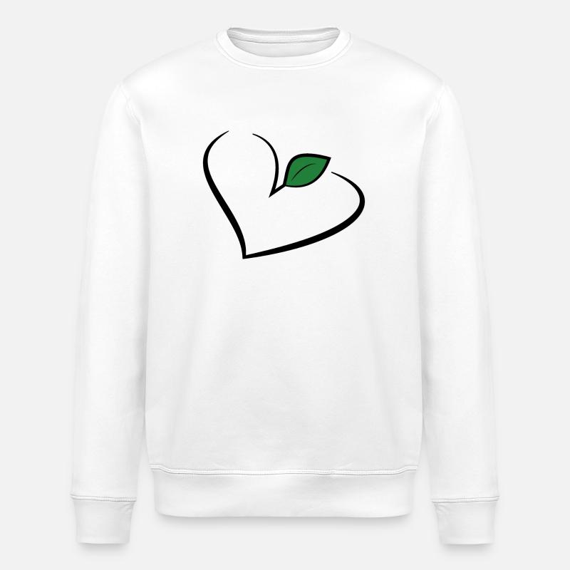 Vegan Veganer Veggie - Stanley/Stella Unisex Bio-Sweatshirt ROLLER - Weiß