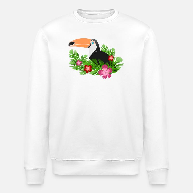 Tukan - Stanley/Stella Unisex Bio-Sweatshirt ROLLER - Weiß