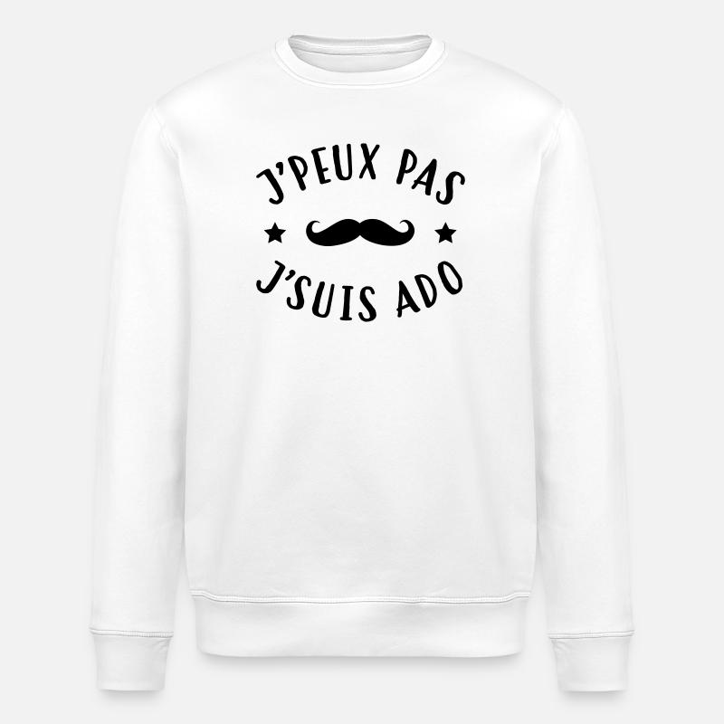 adolescent / enfant / ado / adolescente - Sweat bio ROLLER Stanley/Stella Unisexe - blanc