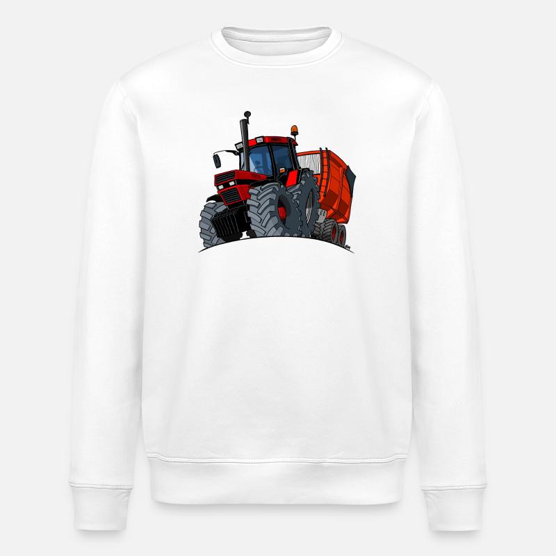 0856 Kofferwagen - Stanley/Stella Unisex Bio-Sweatshirt ROLLER - Weiß