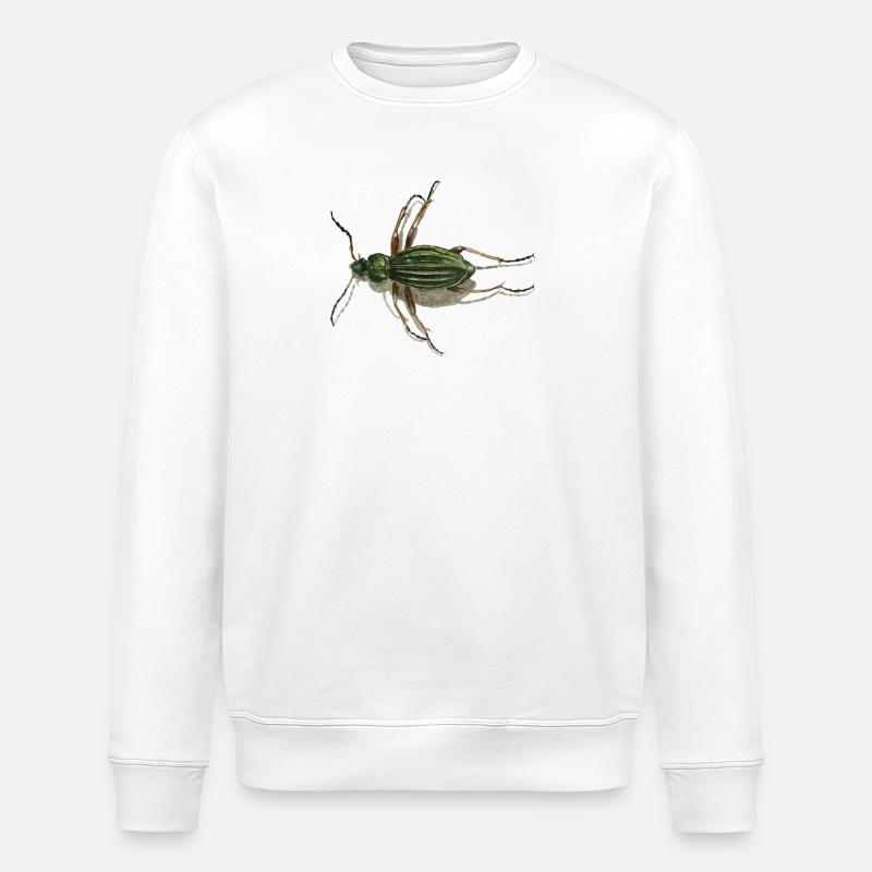 Goldlaufkäfer - Stanley/Stella Unisex Bio-Sweatshirt ROLLER - Weiß