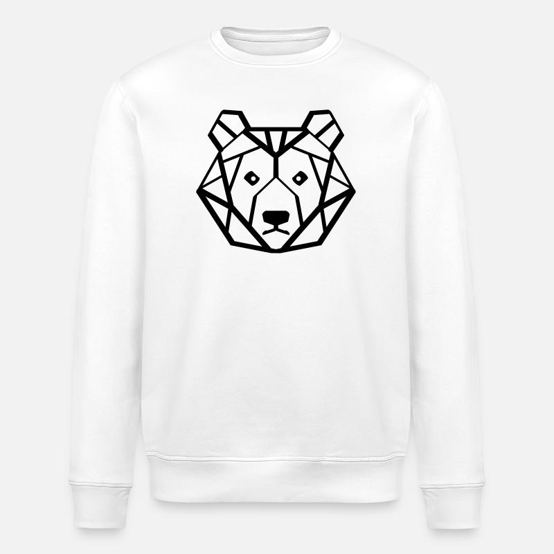 ours - Sweat bio ROLLER Stanley/Stella Unisexe - blanc