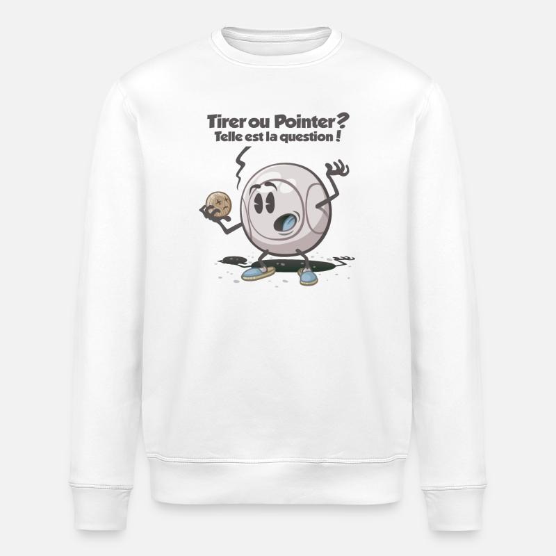 Tirer ou pointer - Stanley/Stella Unisex Bio-Sweatshirt ROLLER - Weiß