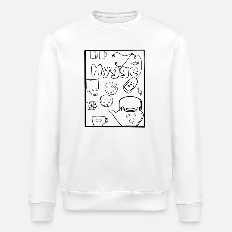 Hygge - Stanley/Stella Unisex Bio-Sweatshirt ROLLER - Weiß