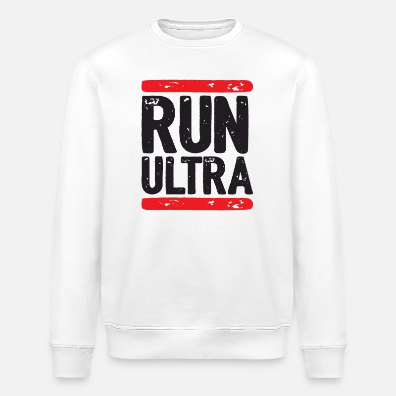 Run Ultra - Sweat bio ROLLER Stanley/Stella Unisexe - blanc