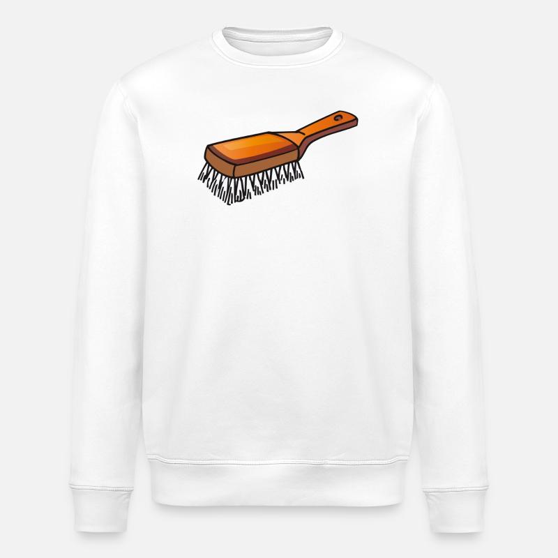 Brosh | Pinceau | Brosse à cheveux - Sweat bio ROLLER Stanley/Stella Unisexe - blanc