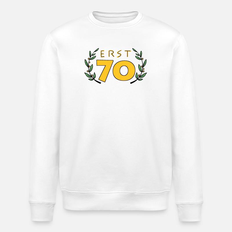 Erst70 Jubiläum - Stanley/Stella Unisex Bio-Sweatshirt ROLLER - Weiß