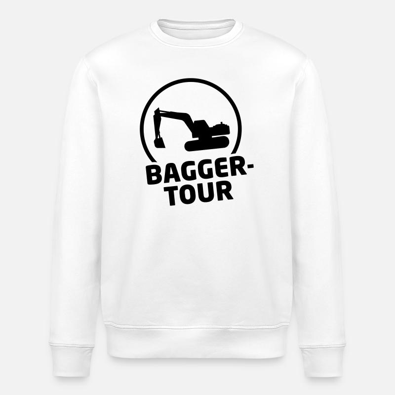 baggertour party jga - Stanley/Stella Unisex Bio-Sweatshirt ROLLER - Weiß