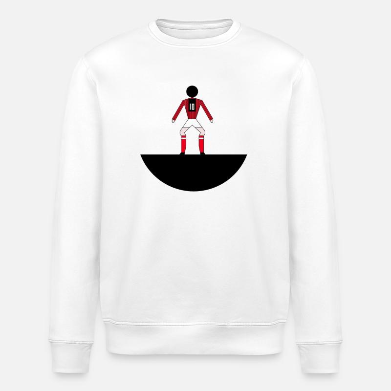 10 Rossonero - Stanley/Stella Unisex Bio-Sweatshirt ROLLER - Weiß