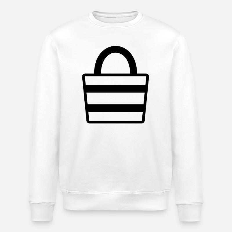 Tasche Einkaufstasche - Stanley/Stella Unisex Bio-Sweatshirt ROLLER - Weiß