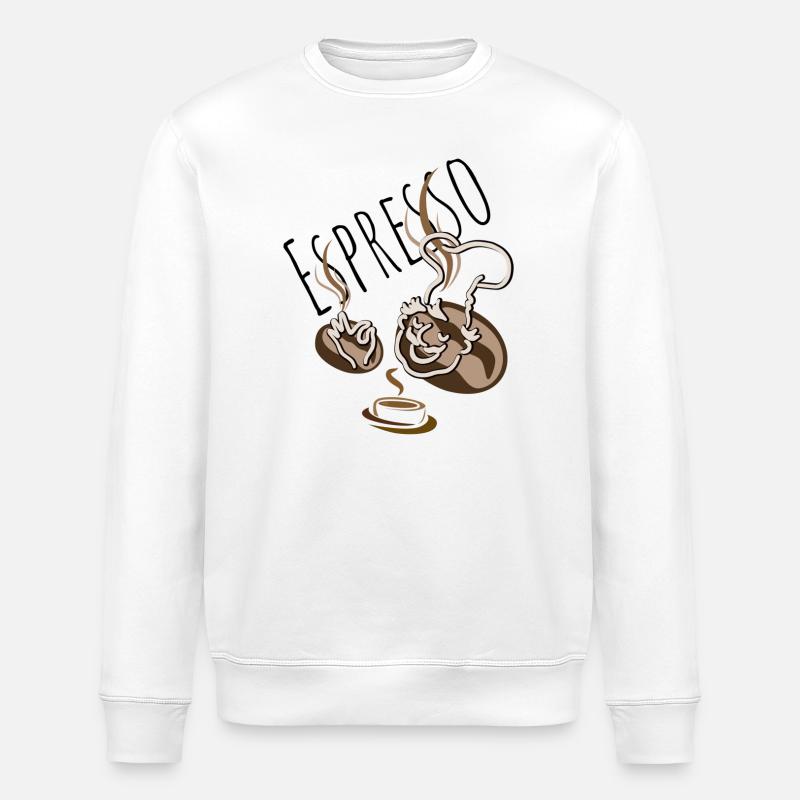 Espresso - Stanley/Stella Unisex Bio-Sweatshirt ROLLER - Weiß