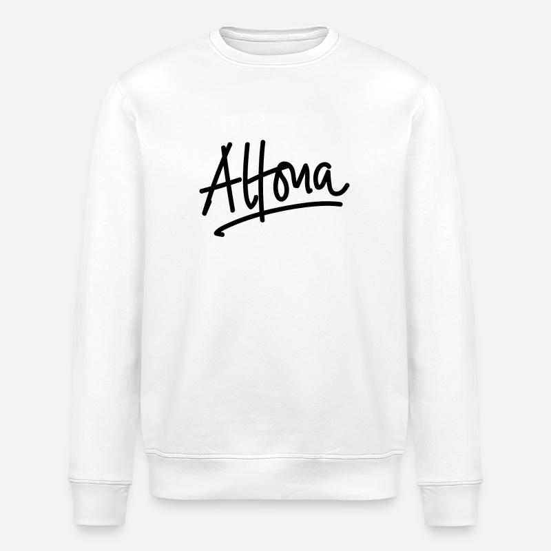 Altona - Handschrift - Stanley/Stella Unisex Bio-Sweatshirt ROLLER - Weiß