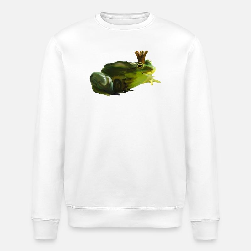 Froschkönig - Stanley/Stella Unisex Bio-Sweatshirt ROLLER - Weiß