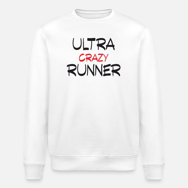 Ultra Crazy Runner - Sweat bio ROLLER Stanley/Stella Unisexe - blanc