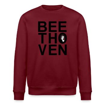 Beethoven - Stanley/Stella Unisex Bio-Sweatshirt ROLLER - Weiß - Vorne - Nik (191cm)