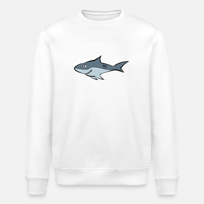 requin - Sweat bio ROLLER Stanley/Stella Unisexe - blanc