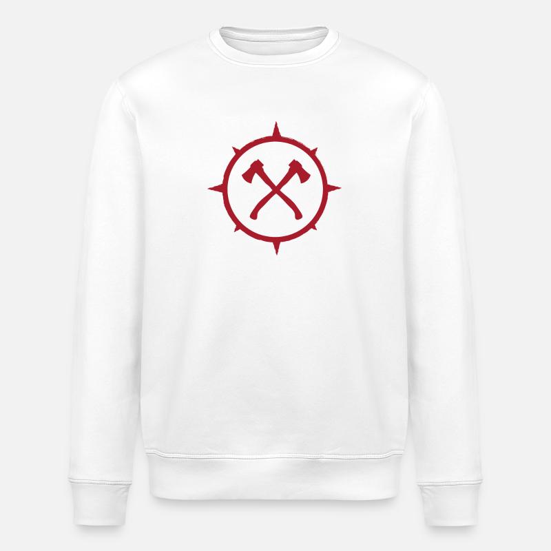 Outdoor - Axt-Logo - Stanley/Stella Unisex Bio-Sweatshirt ROLLER - Weiß