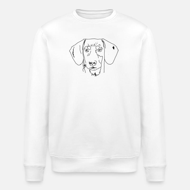 Teckel - Sweat bio ROLLER Stanley/Stella Unisexe - blanc