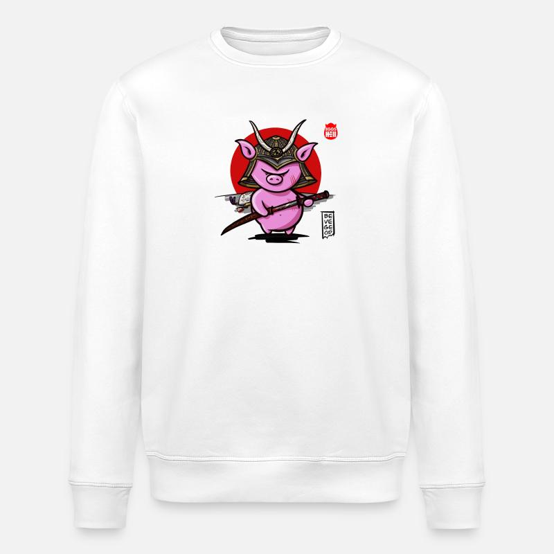 BeVegeOr ... Quitte - Stanley/Stella Unisex Bio-Sweatshirt ROLLER - Weiß