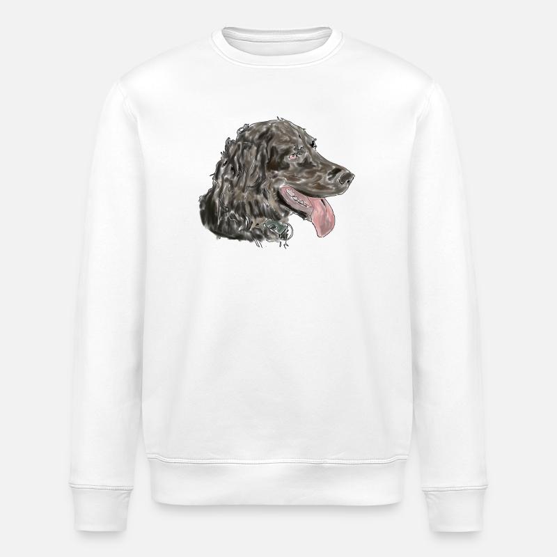Wachtelhund - Stanley/Stella Unisex Bio-Sweatshirt ROLLER - Weiß