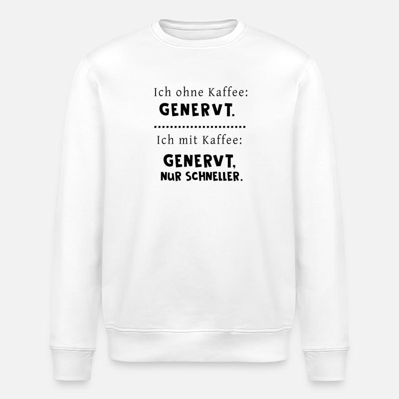 Kaffee - Stanley/Stella Unisex Bio-Sweatshirt ROLLER - Weiß