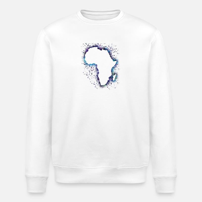 Afrique - Sweat bio ROLLER Stanley/Stella Unisexe - blanc