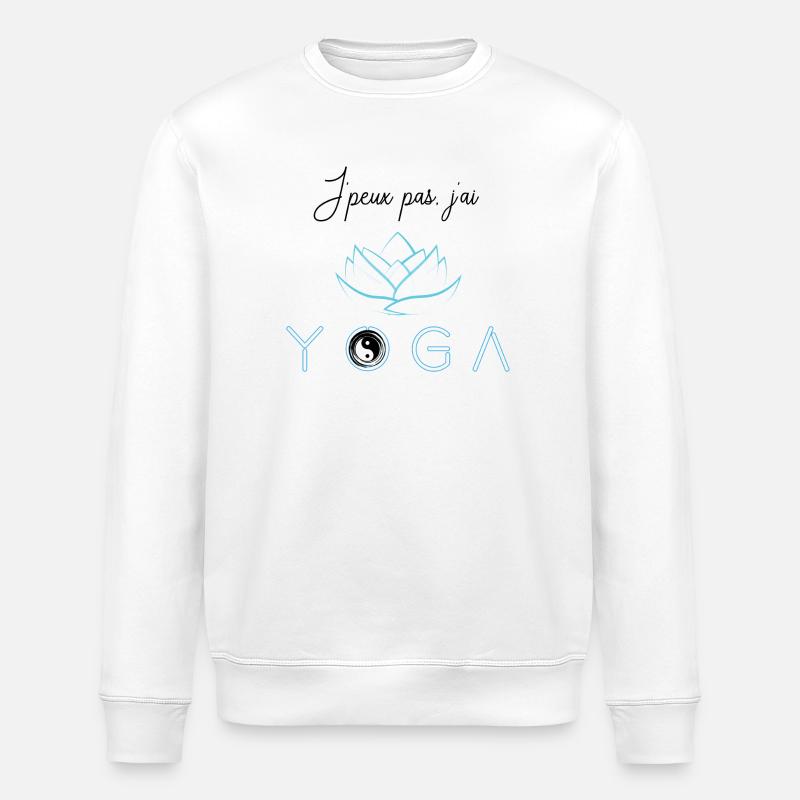 Ich habe YOGA - Stanley/Stella Unisex Bio-Sweatshirt ROLLER - Weiß