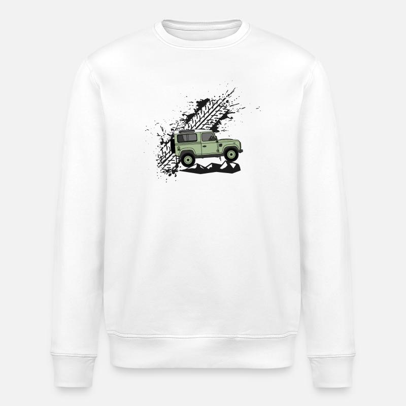 Defender 90 Splash - Stanley/Stella Unisex Bio-Sweatshirt ROLLER - Weiß