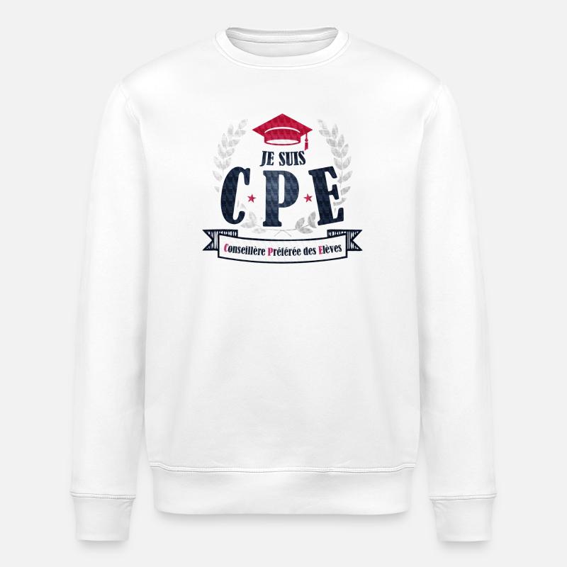 CPE - Sweat bio ROLLER Stanley/Stella Unisexe - blanc