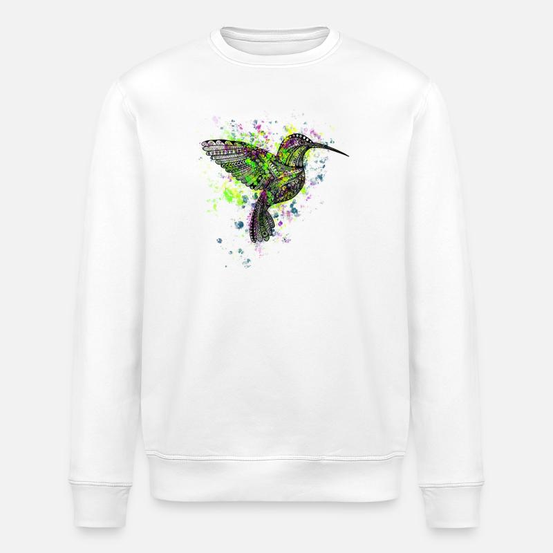 Kolibri - Stanley/Stella Unisex Bio-Sweatshirt ROLLER - Weiß