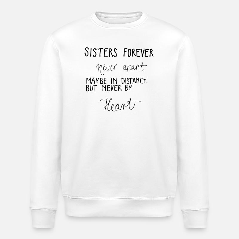 SŒURS POUR TOUJOURS - Sweat bio ROLLER Stanley/Stella Unisexe - blanc