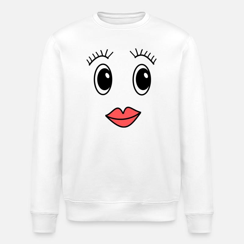 Visage - Sweat bio ROLLER Stanley/Stella Unisexe - blanc