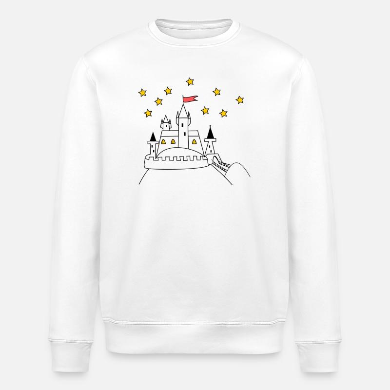 Château - Sweat bio ROLLER Stanley/Stella Unisexe - blanc