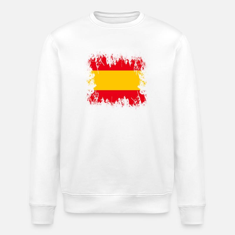 Spain - Spain - Stanley/Stella ROLLER Unisex Organic Sweatshirt - white