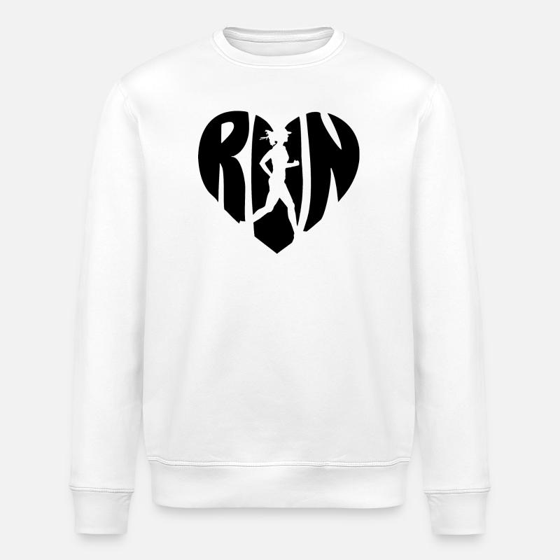 Femme de course - Sweat bio ROLLER Stanley/Stella Unisexe - blanc