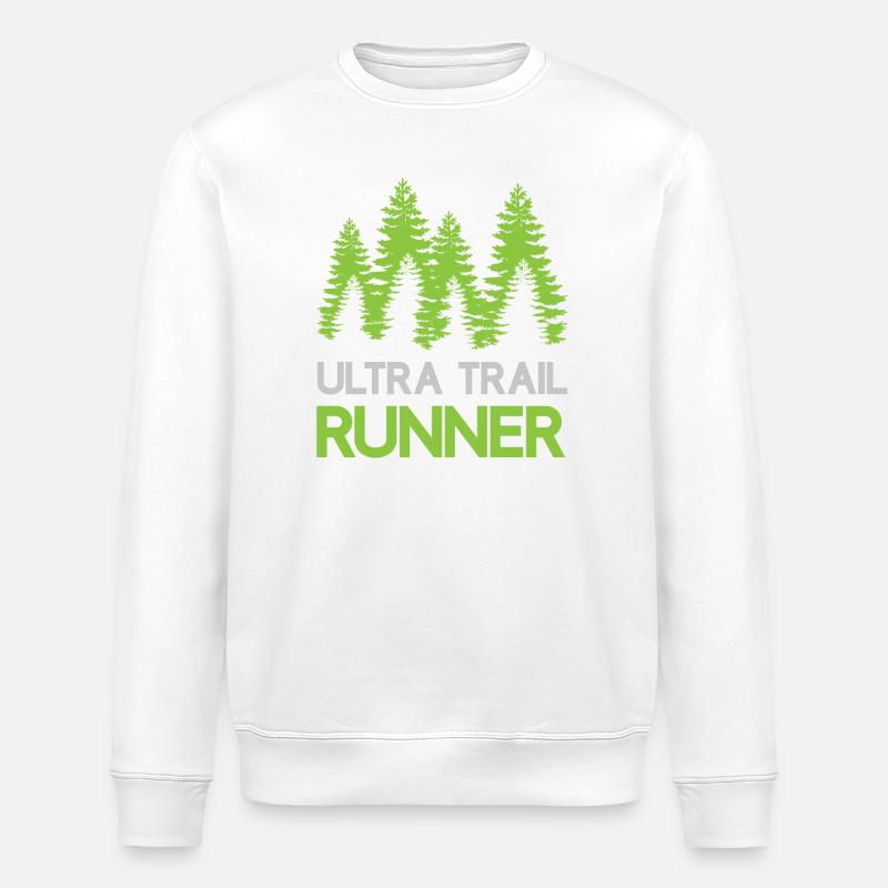 Ultra Trail Runner - Sweat bio ROLLER Stanley/Stella Unisexe - blanc