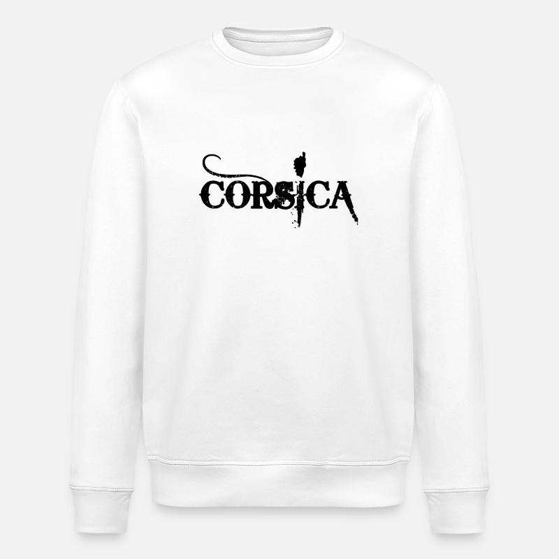 Corse, Corsica - Sweat bio ROLLER Stanley/Stella Unisexe - blanc