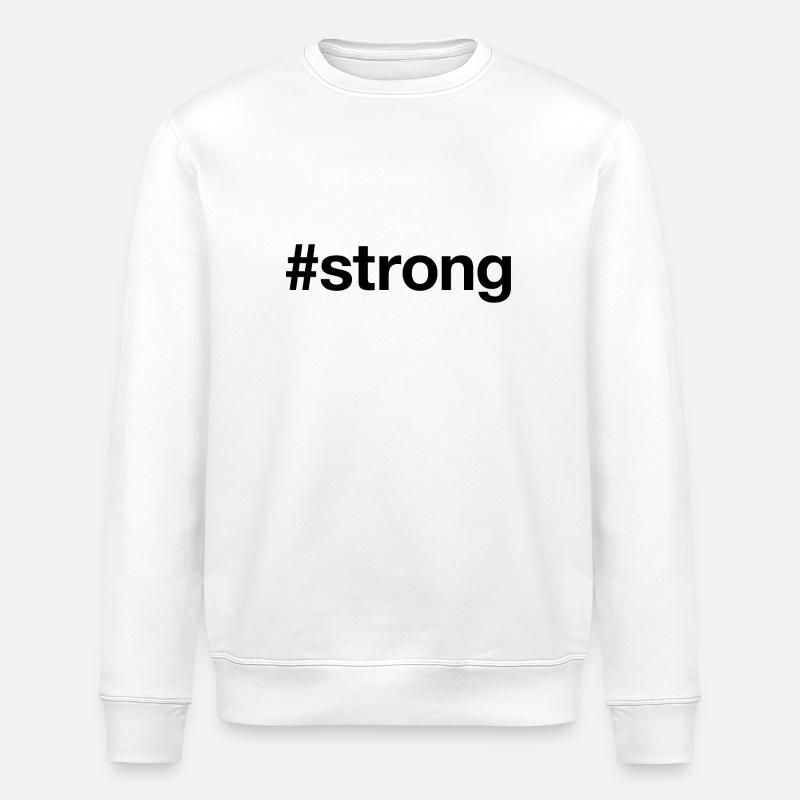 STRONG - Sweat bio ROLLER Stanley/Stella Unisexe - blanc