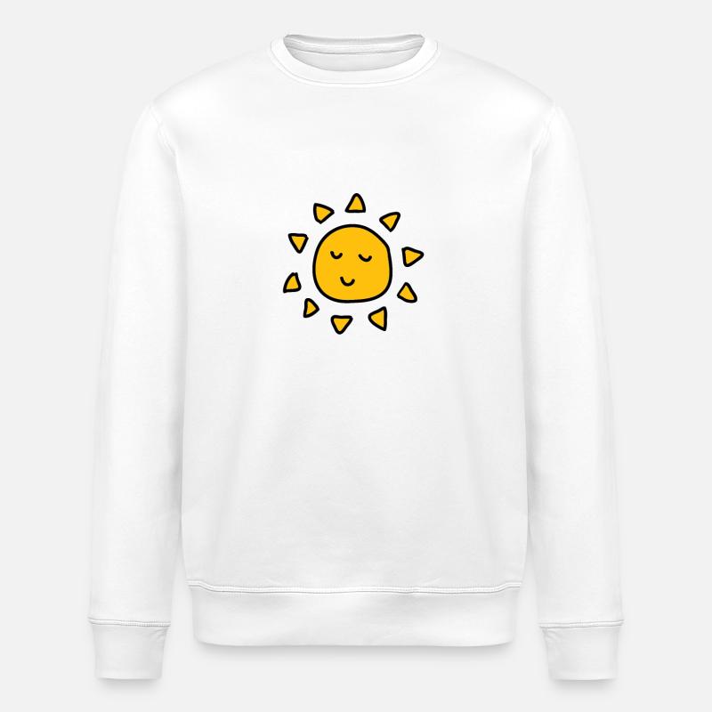 Strand Sommersonne 2020 - Stanley/Stella Unisex Bio-Sweatshirt ROLLER - Weiß
