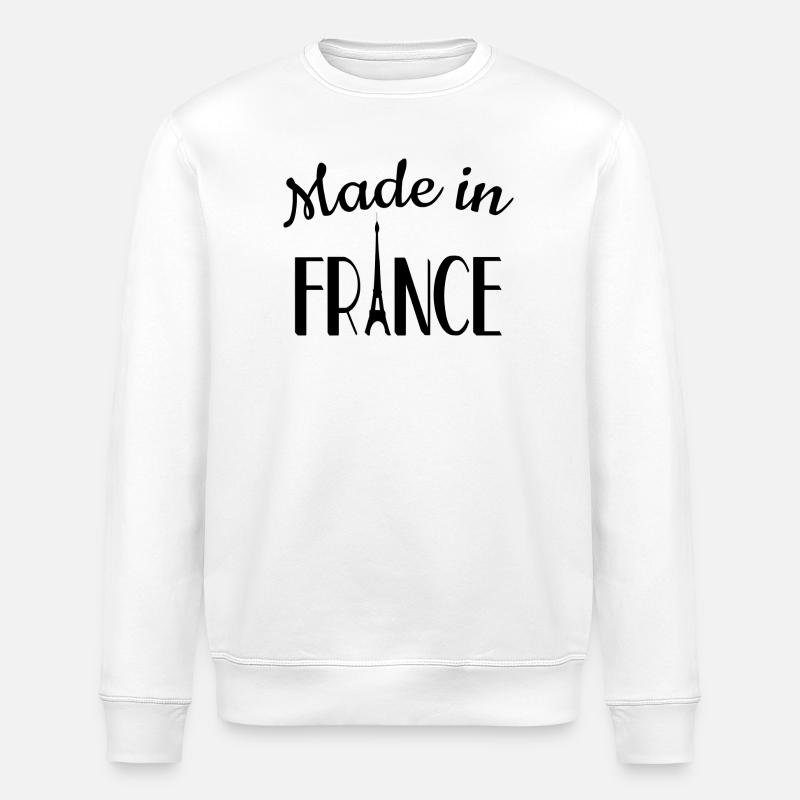 Hergestellt in Frankreich - Stanley/Stella Unisex Bio-Sweatshirt ROLLER - Weiß