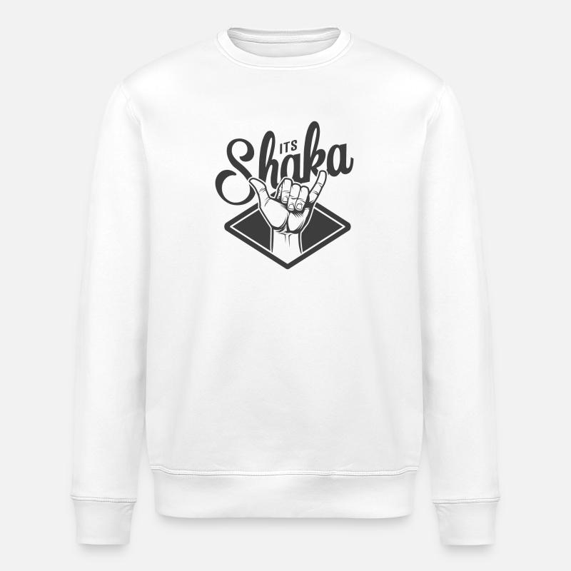 Vague de Liberté : Its Shaka - Sweat bio ROLLER Stanley/Stella Unisexe - blanc