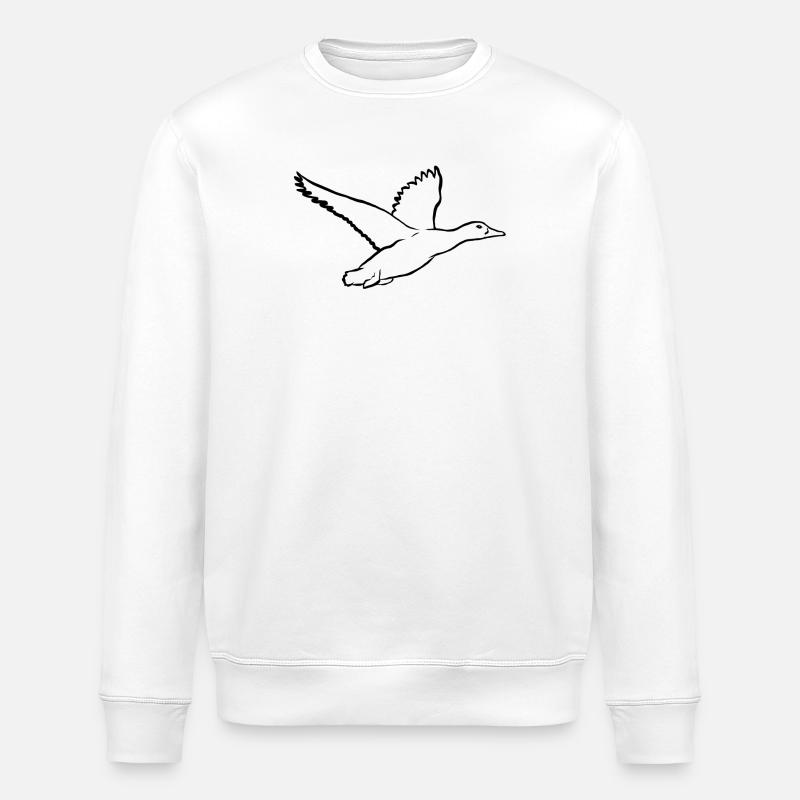 canard - Sweat bio ROLLER Stanley/Stella Unisexe - blanc