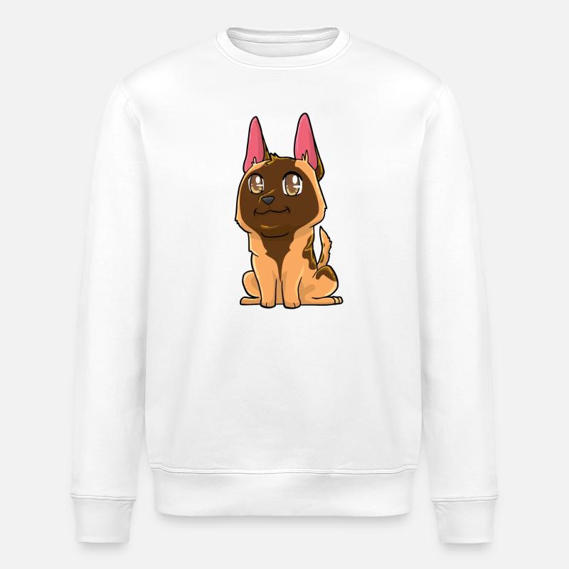 Malinois - Stanley/Stella Unisex Bio-Sweatshirt ROLLER - Weiß