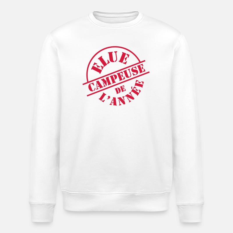 Elue Campeuse de l'année - Sweat bio ROLLER Stanley/Stella Unisexe - blanc