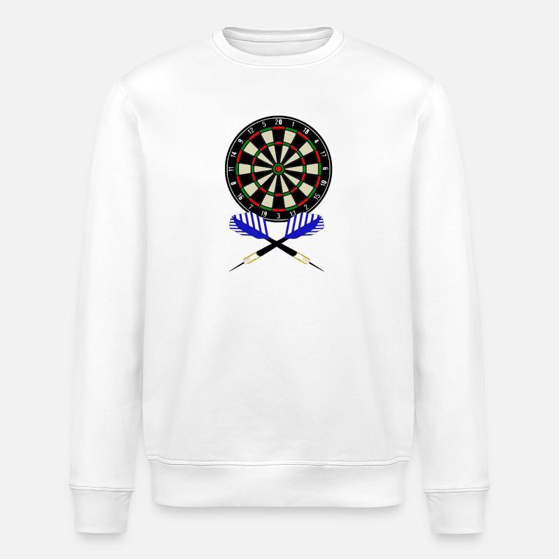 jeu de fléchettes - Sweat bio ROLLER Stanley/Stella Unisexe - blanc