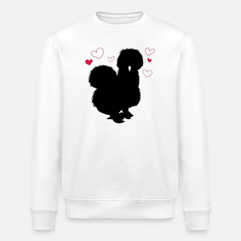 Seidenhuhn - Stanley/Stella Unisex Bio-Sweatshirt ROLLER - Weiß