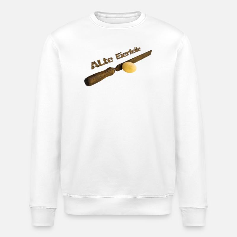 Alte Eierfeile - Stanley/Stella Unisex Bio-Sweatshirt ROLLER - Weiß